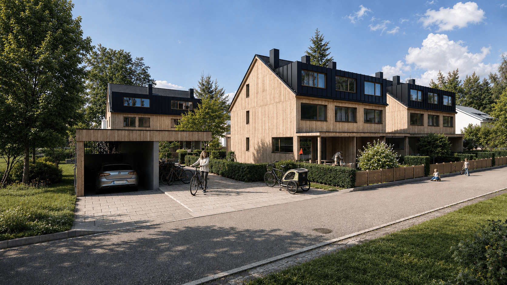 Doppelhaus & Reihenhäuser Kapellenweg/Vesenweg